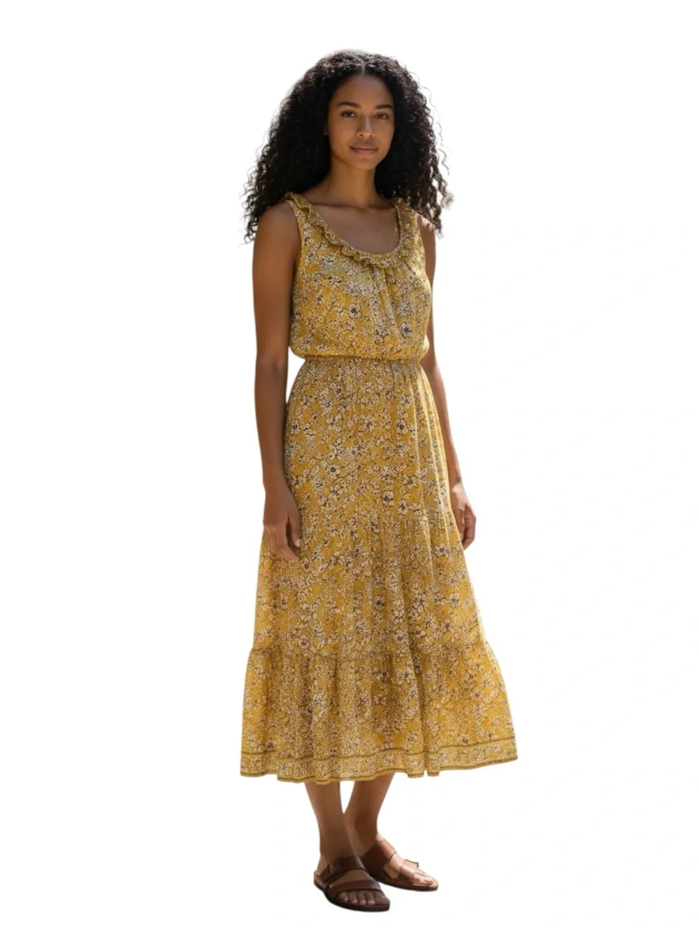 max studio ruffle maxi dress Max Studio Green Floral Wrap Maxi Dress Ruffle Tie V-Neck Plus Size 3X